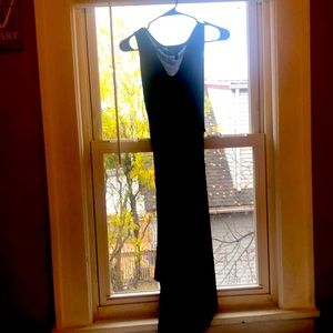 BCBG Asymmetrical Black Dress